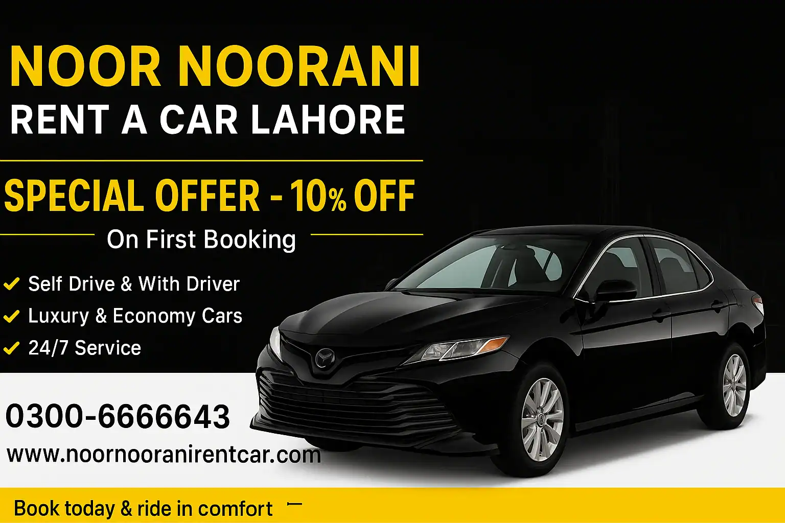 rent a car lahore