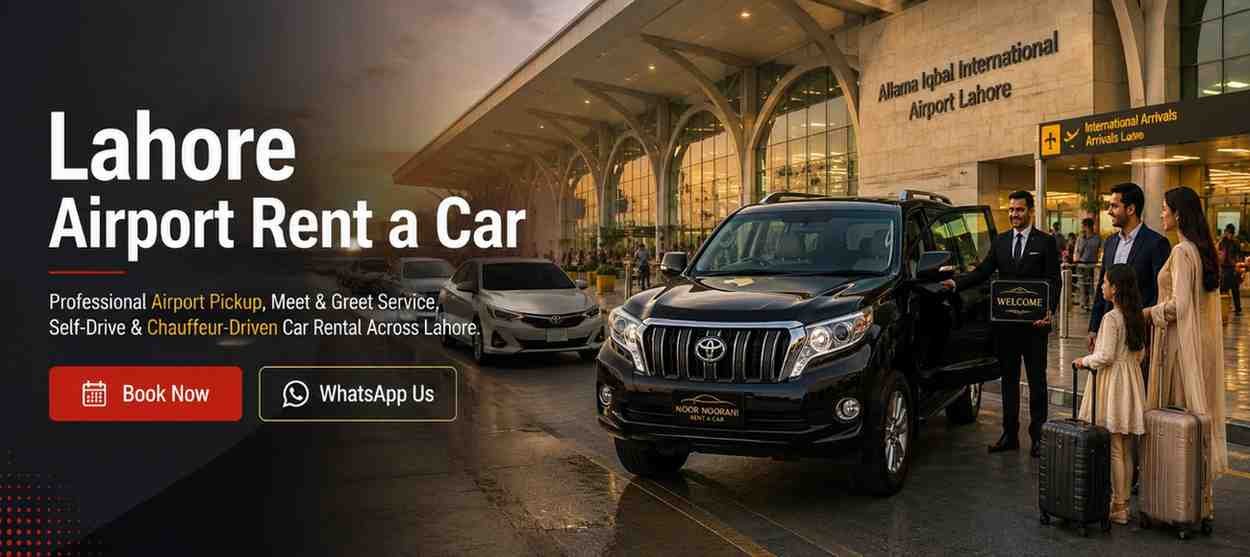 RENT A CAR lahore airport
