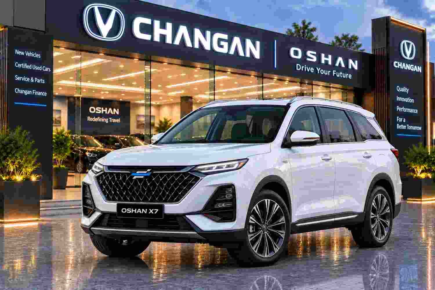 Rent Changan Oshan X7 in Lahore