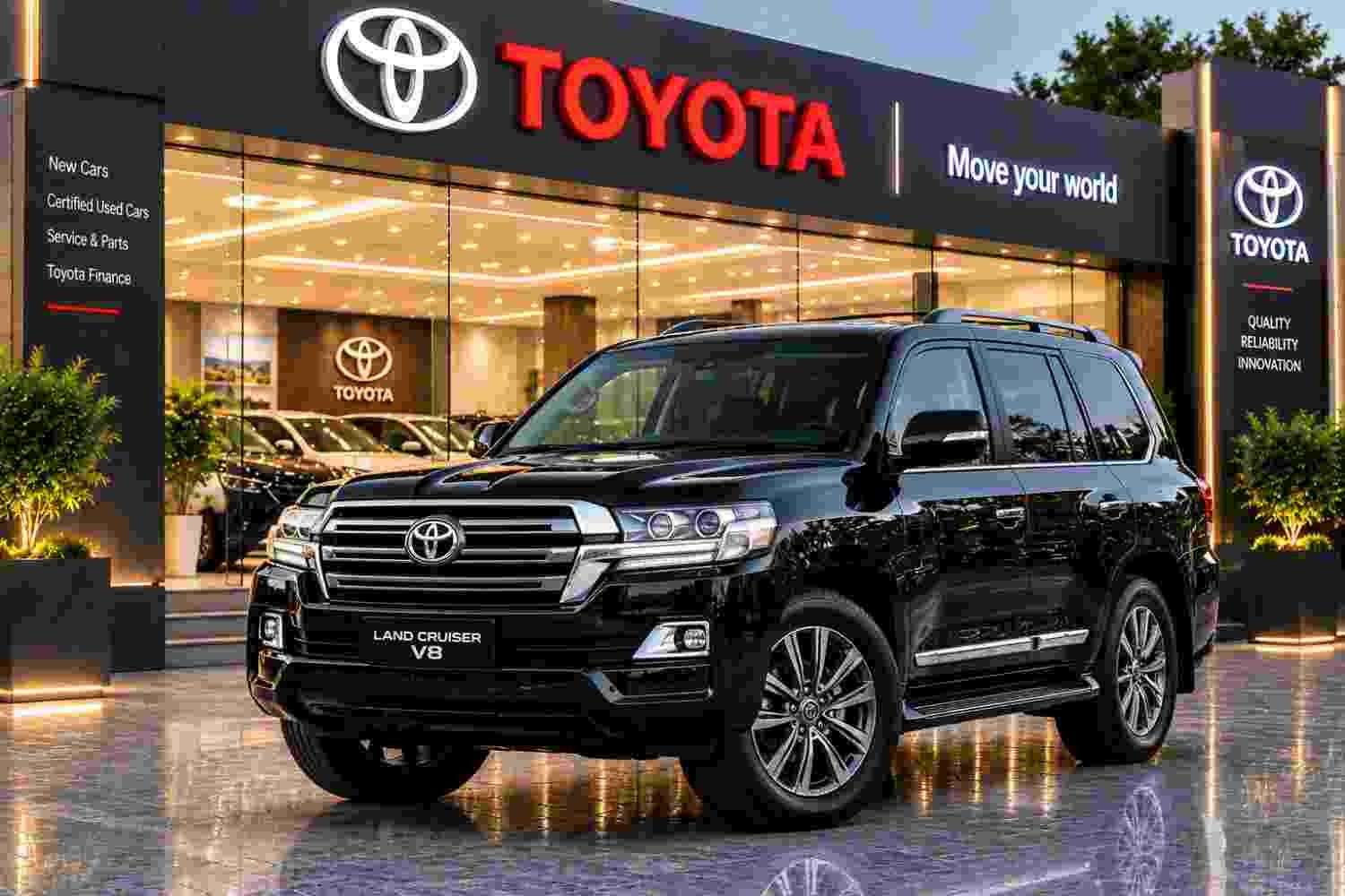 Rent Toyota Land Cruiser V8 in Lahore