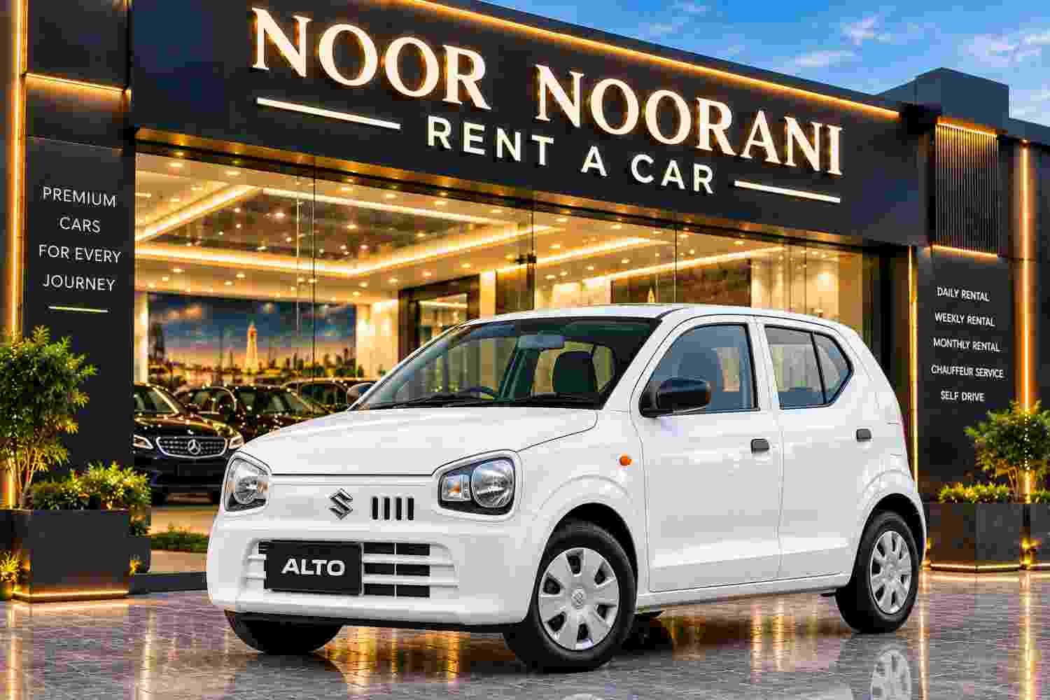 Rent Suzuki Alto in Lahore