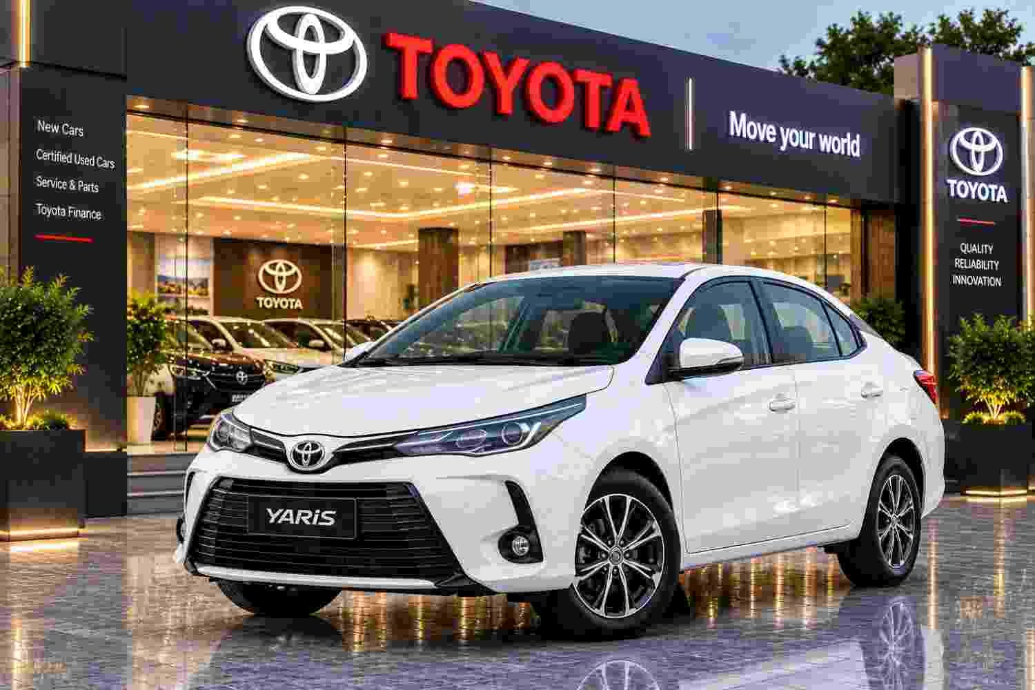 Rent Toyota Yaris in Lahore