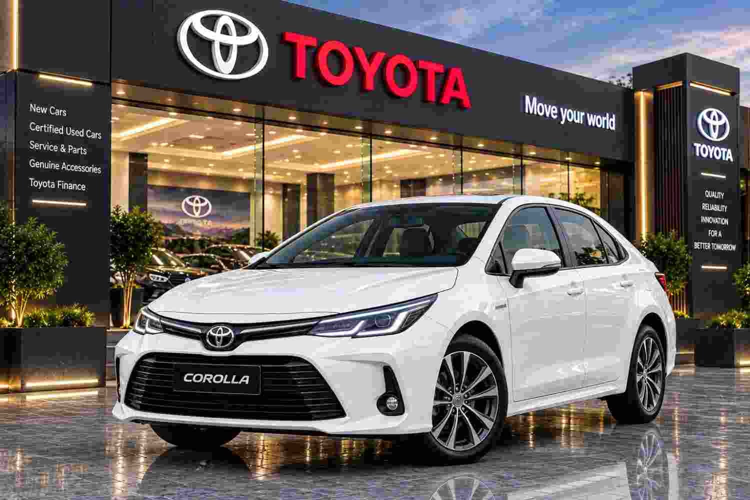 Rent Toyota Corolla in Lahore