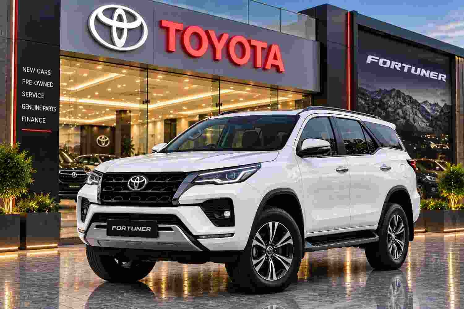 Rent Toyota Fortuner in Lahore