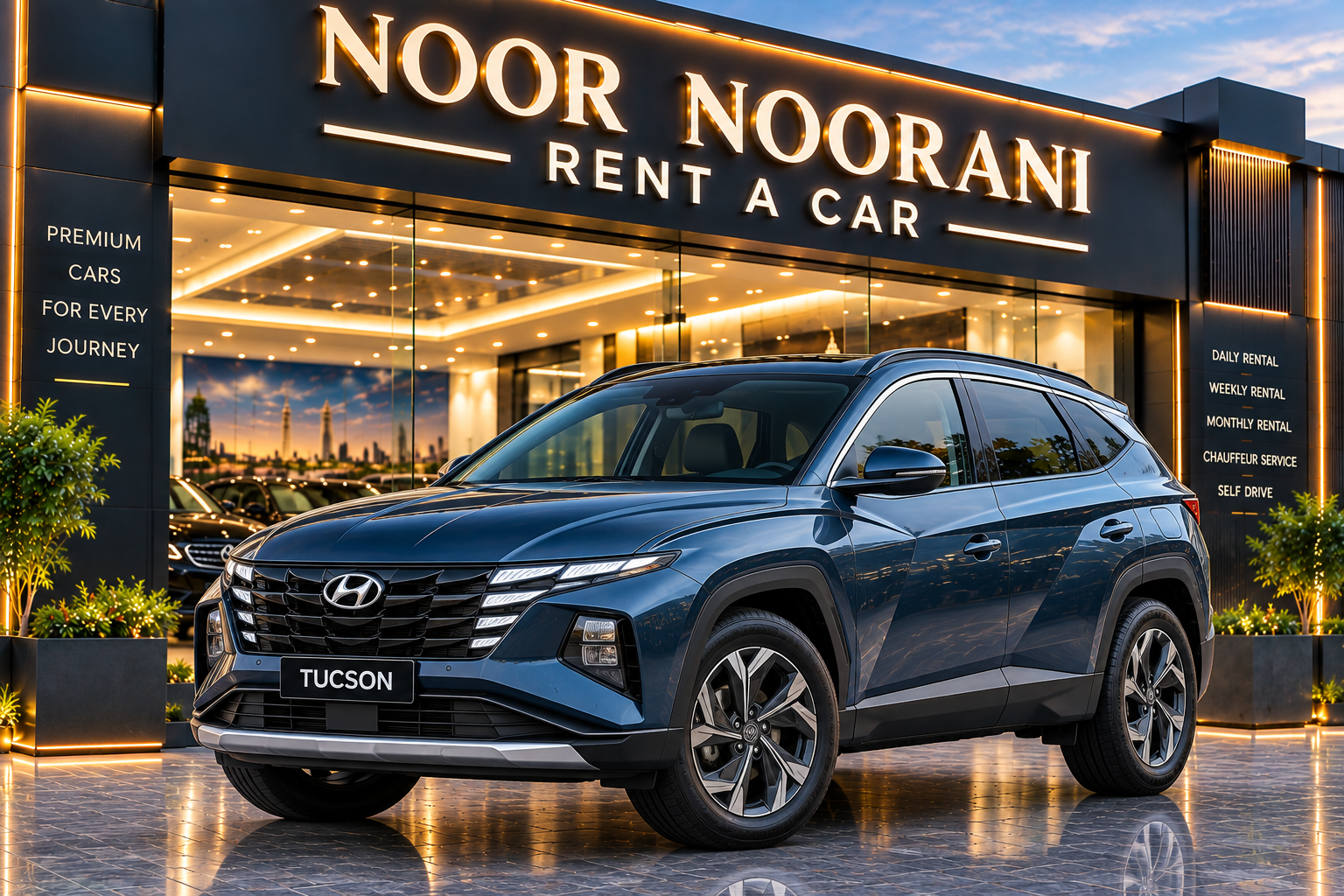 Rent Hyundai Tucson in Lahore