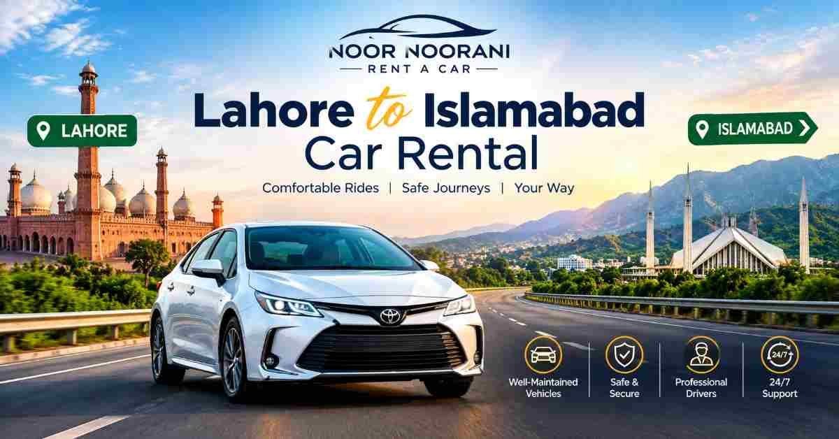 Lahore to Islamabad Car Rental